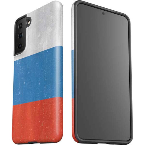 Russian Flag Distressed Galaxy S21 Plus 5G Pro Case